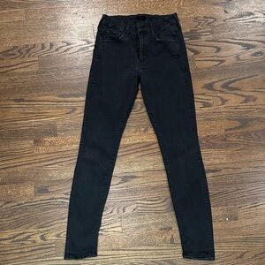 Mother “The Looker” Classic Black Women's Jeans